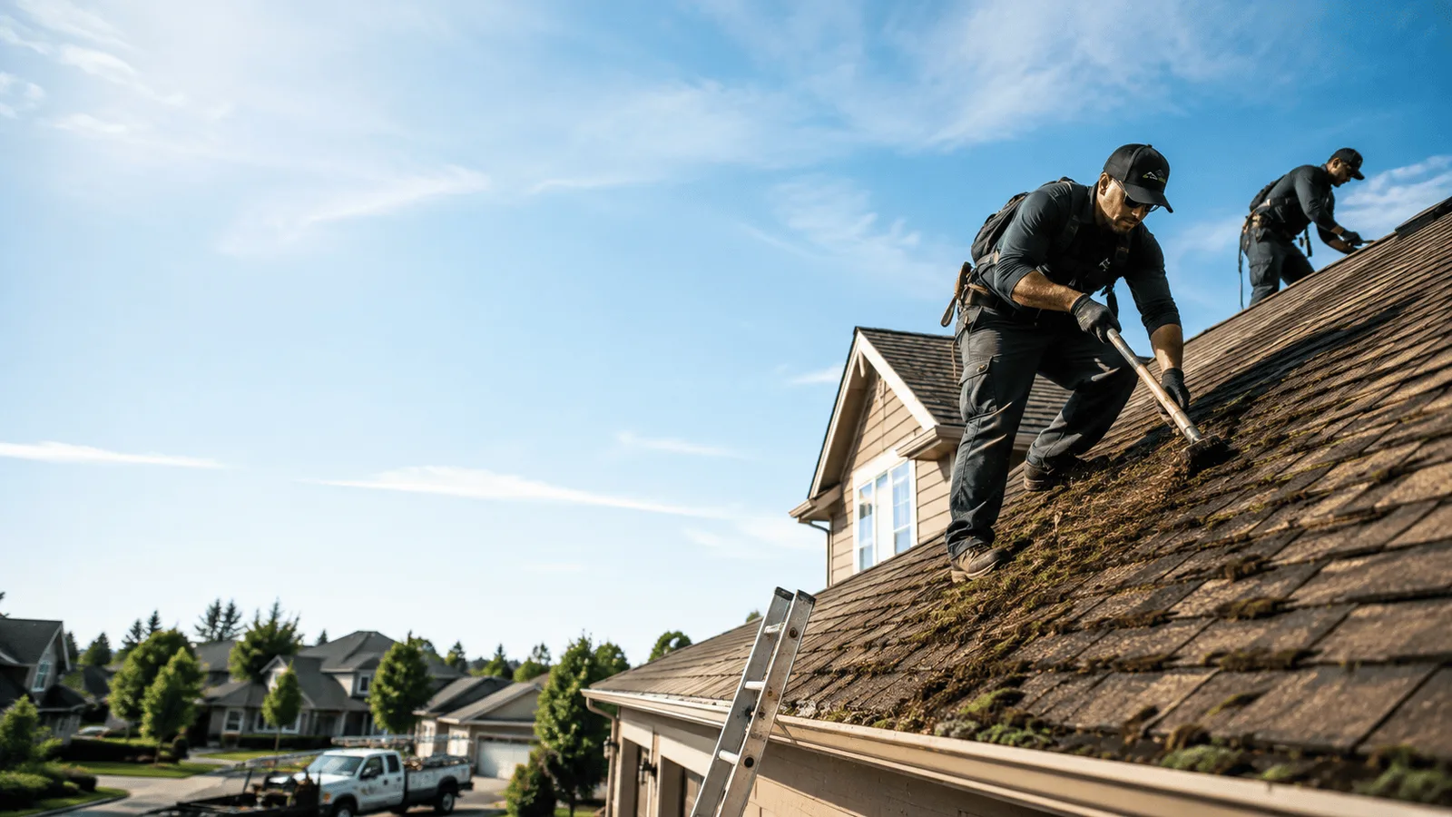 Roof Moss Removal in Pierron, IL near me